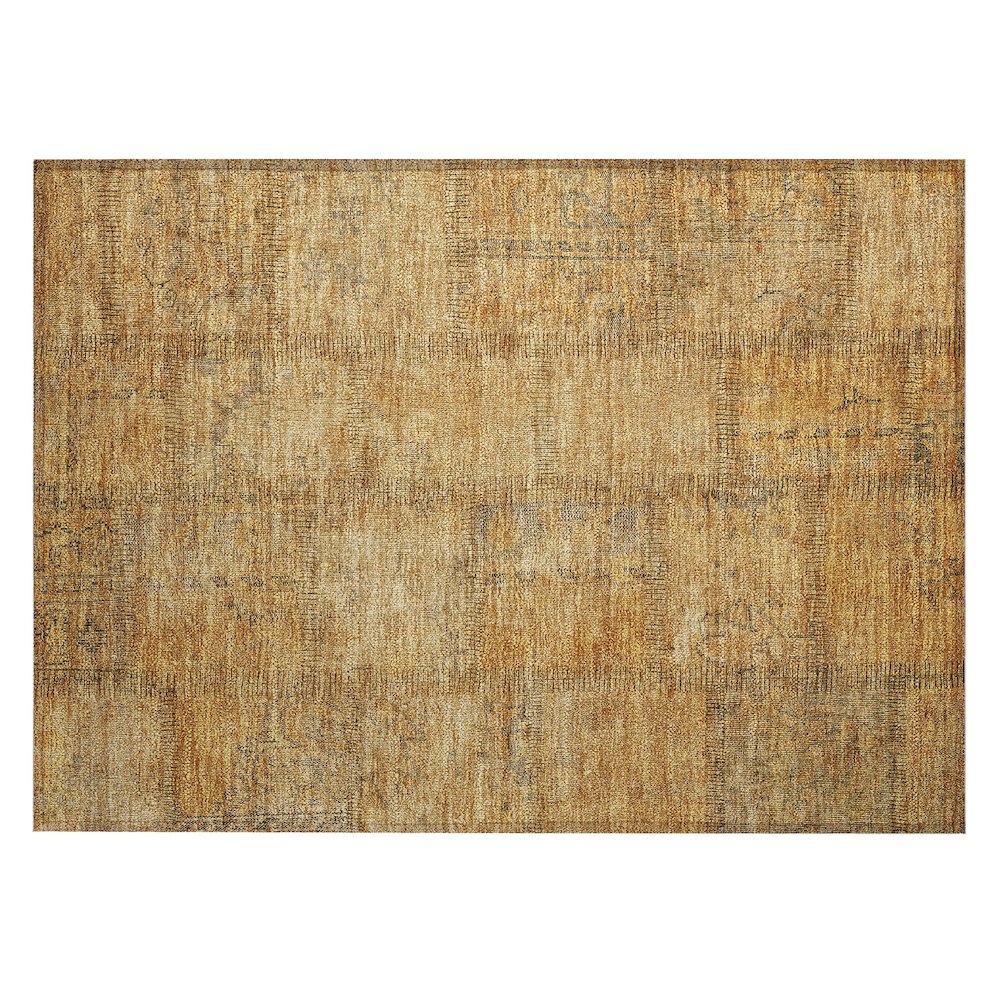 Chantille ACN685 Orange 1'8" x 2'6" Rug. Picture 1