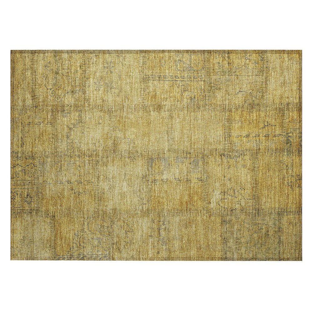 Chantille ACN685 Gold 1'8" x 2'6" Rug. Picture 1