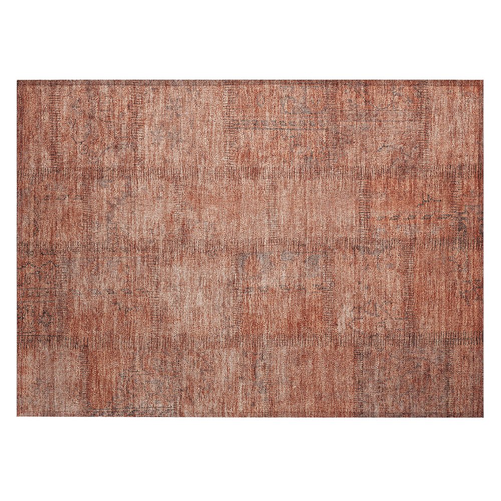 Chantille ACN685 Orange 1'8" x 2'6" Rug. Picture 1