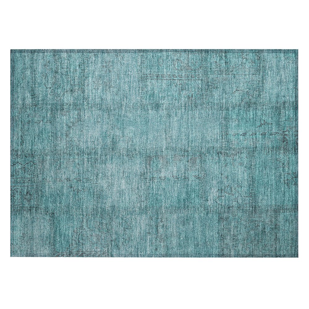 Chantille ACN685 Teal 1'8" x 2'6" Rug. Picture 1
