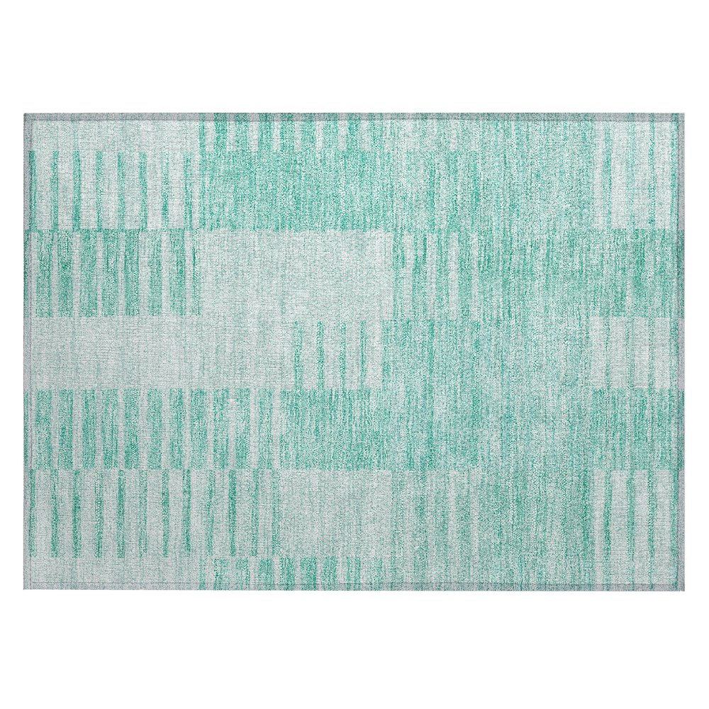 Chantille ACN686 Teal 1'8" x 2'6" Rug. Picture 1