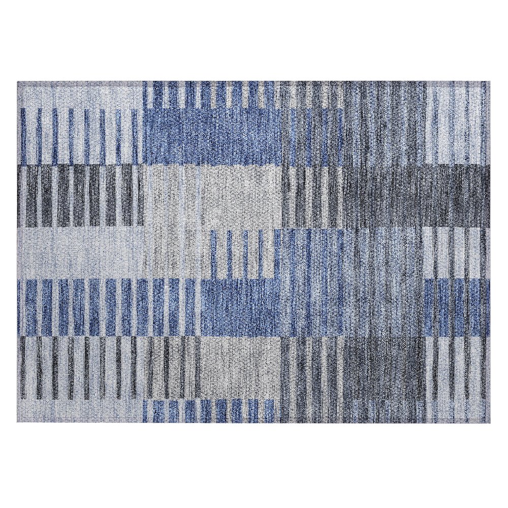 Chantille ACN687 Blue 1'8" x 2'6" Rug. Picture 1