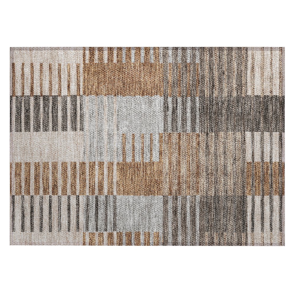 Chantille ACN687 Orange 1'8" x 2'6" Rug. Picture 1