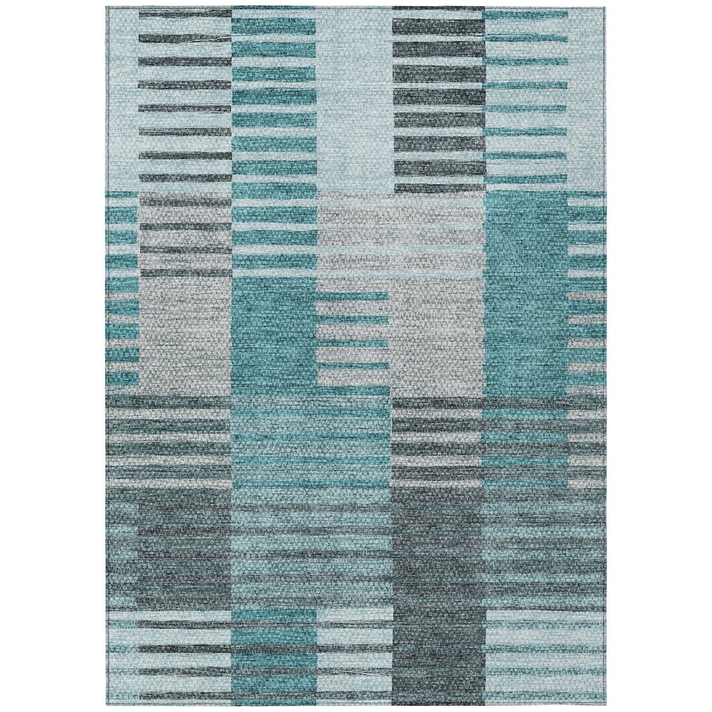 Chantille ACN687 Teal 2'6" x 3'10" Rug. Picture 1