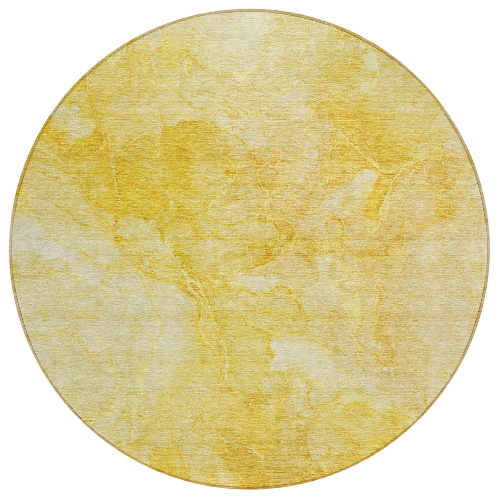 Chantille ACN688 Gold 8' x 8' Rug. Picture 1