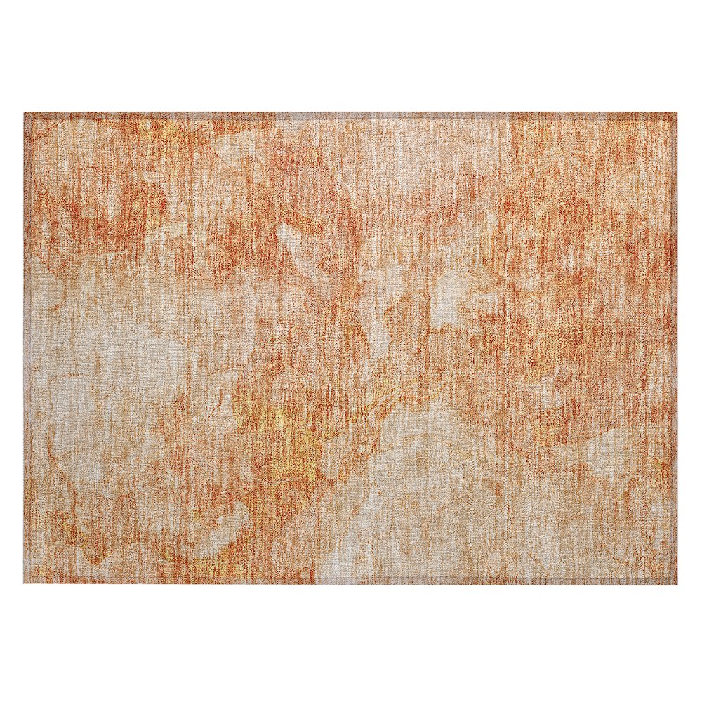Chantille ACN688 Orange 1'8" x 2'6" Rug. Picture 1