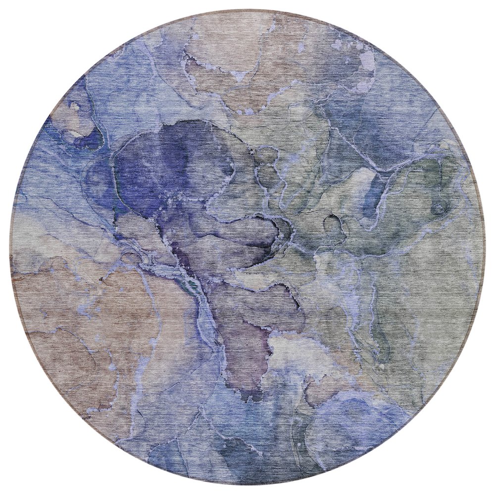 Chantille ACN689 Blue 8' x 8' Rug. Picture 1