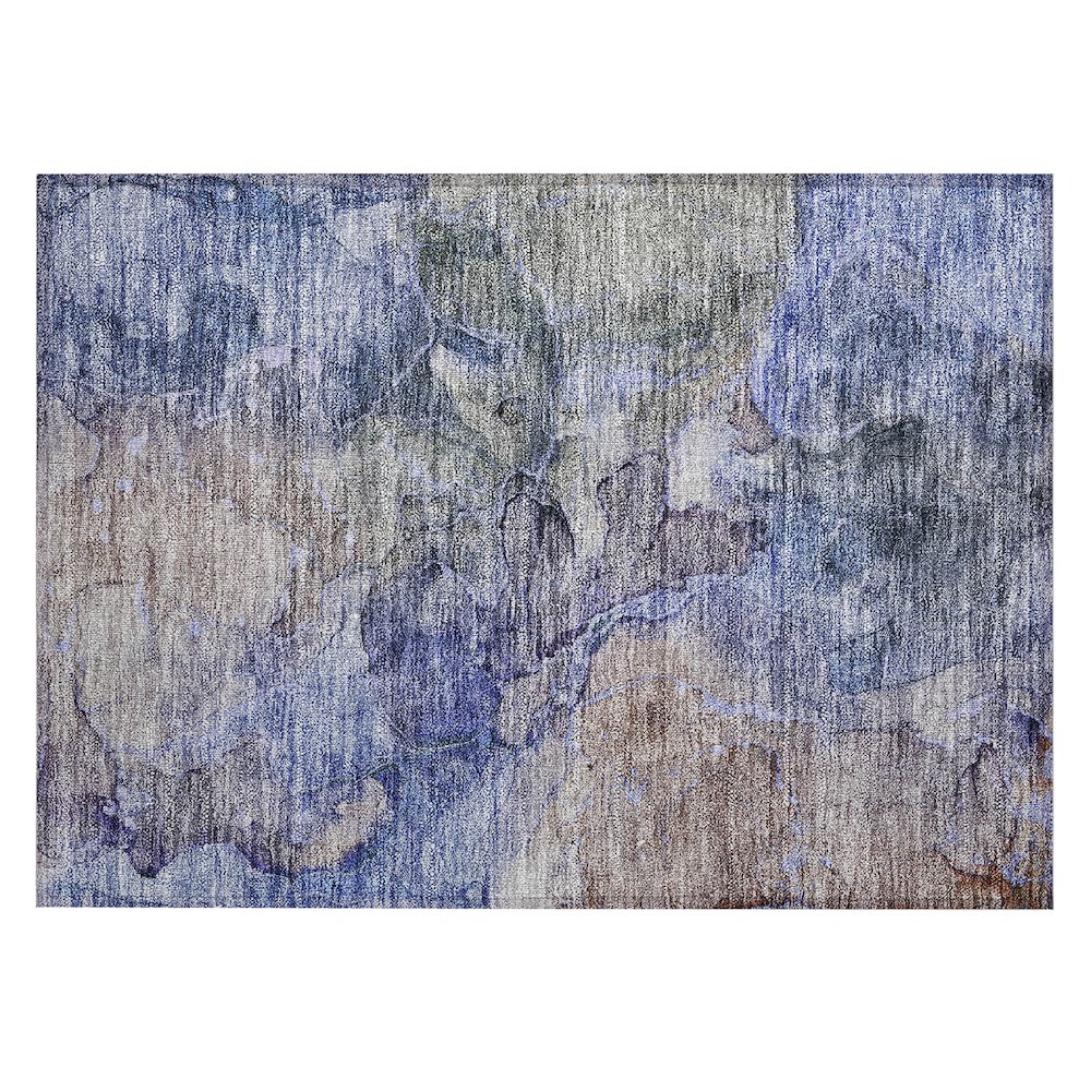 Chantille ACN689 Blue 1'8" x 2'6" Rug. Picture 1
