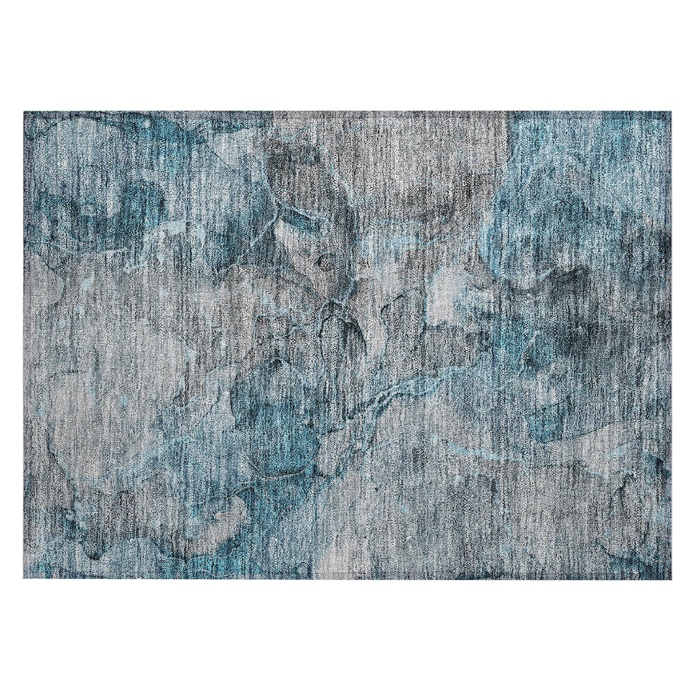 Chantille ACN689 Teal 1'8" x 2'6" Rug. Picture 1