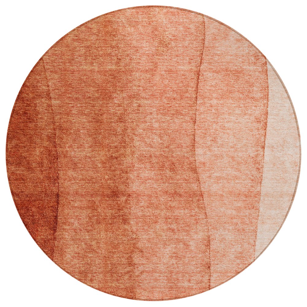 Chantille ACN690 Orange 8' x 8' Rug. Picture 1