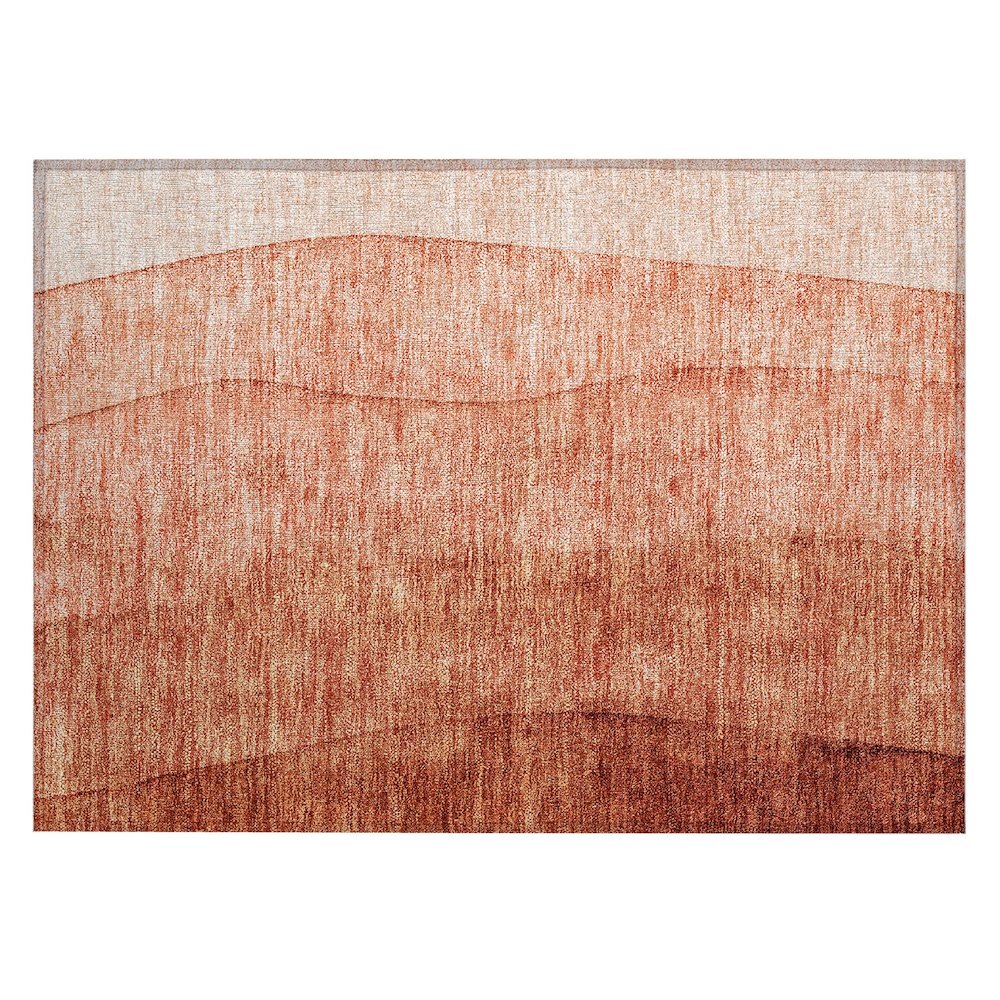 Chantille ACN690 Orange 1'8" x 2'6" Rug. Picture 1