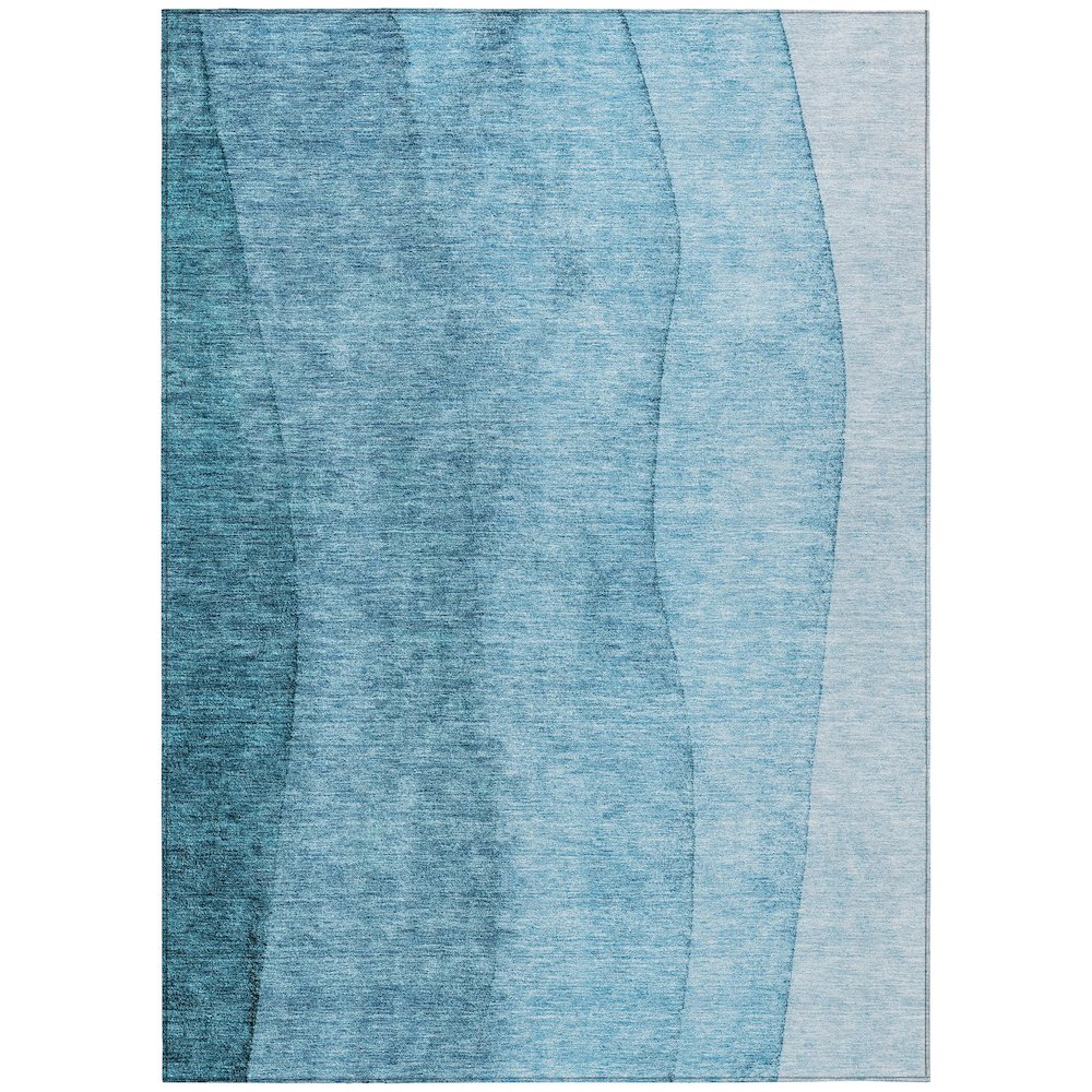 Chantille ACN690 Teal 2'6" x 3'10" Rug. Picture 1