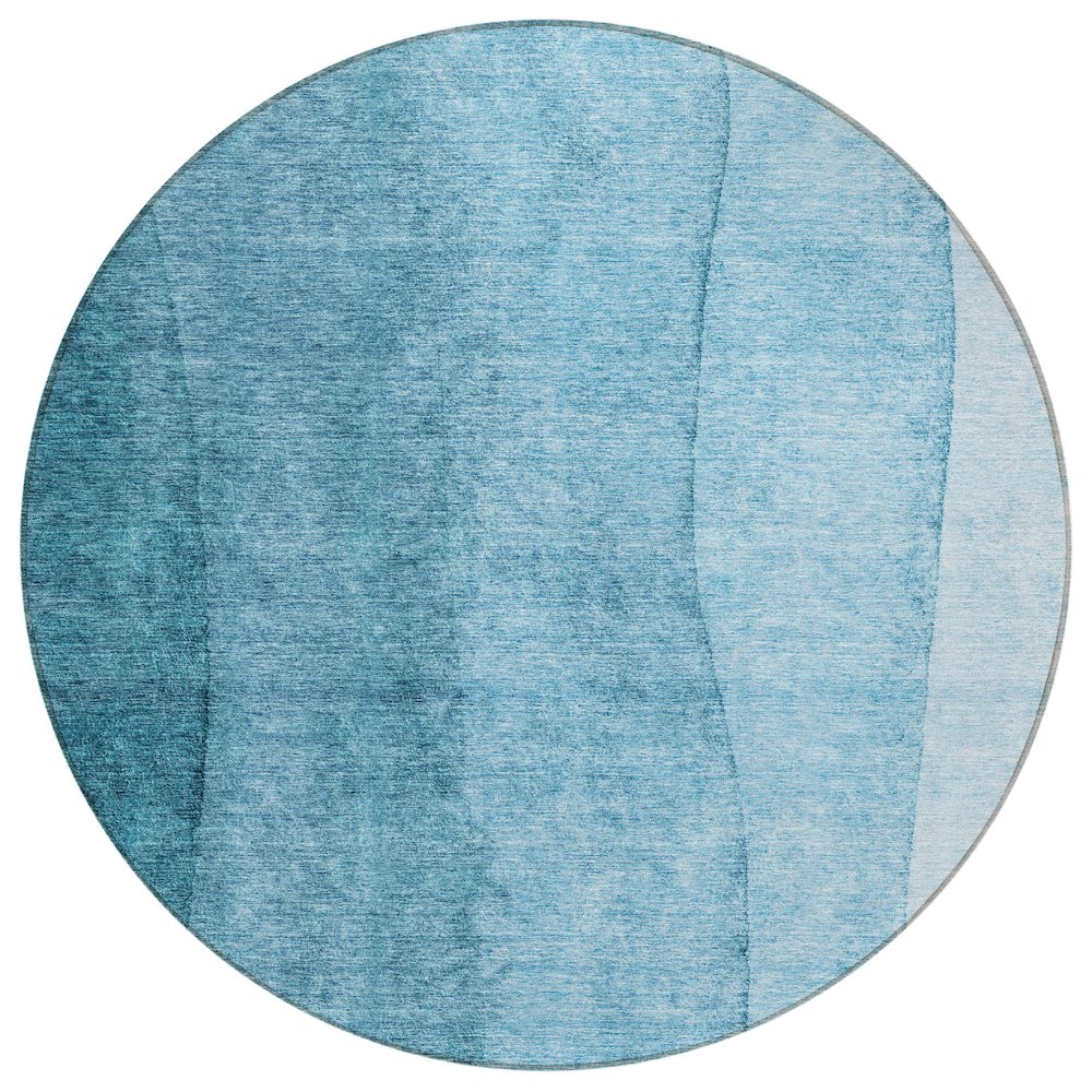 Chantille ACN690 Teal 8' x 8' Rug. Picture 1
