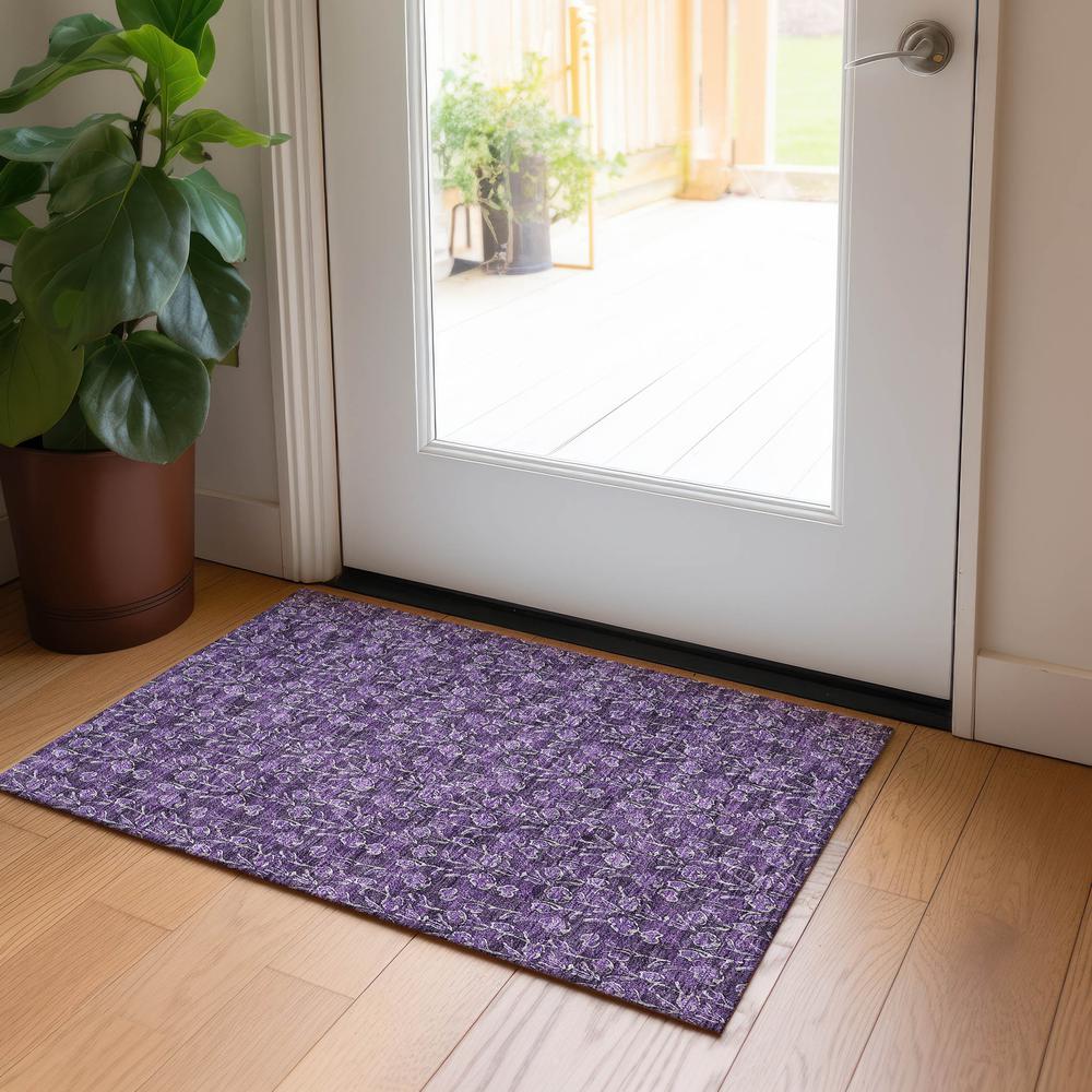 Chantille ACN692 Purple 1'8" x 2'6" Rug. Picture 6