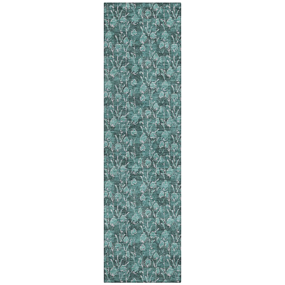 Chantille ACN692 Teal 2'3" x 7'6" Rug. Picture 1