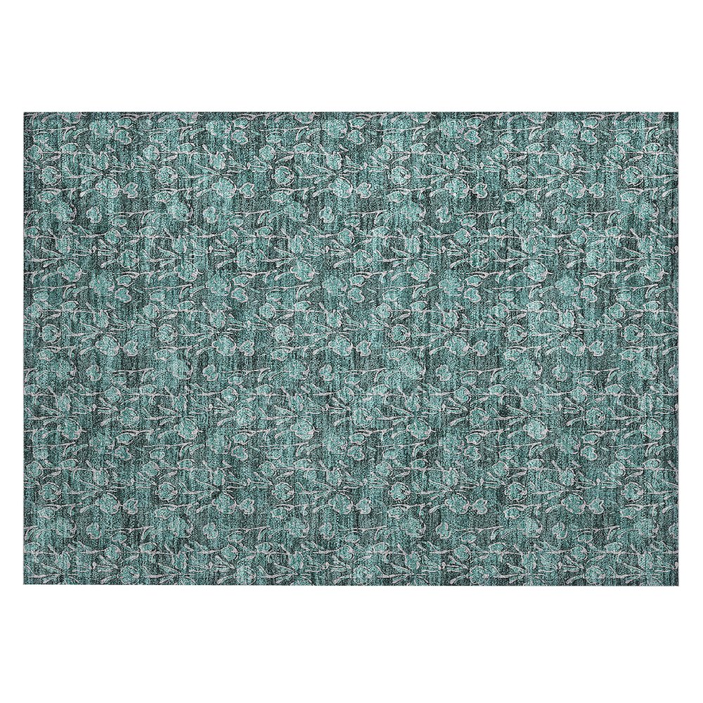Chantille ACN692 Teal 1'8" x 2'6" Rug. Picture 1