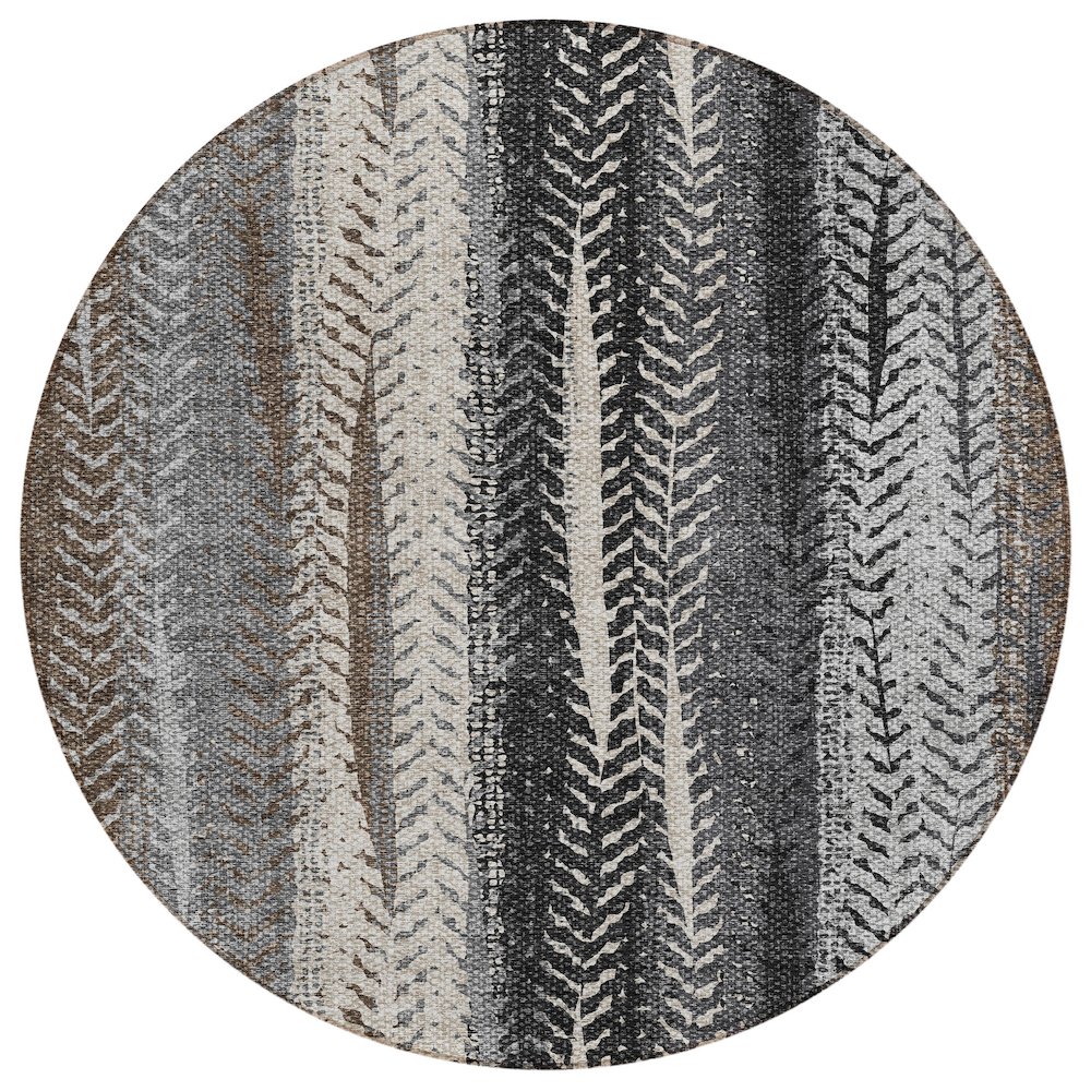 Chantille ACN693 Brown 8' x 8' Rug. Picture 1
