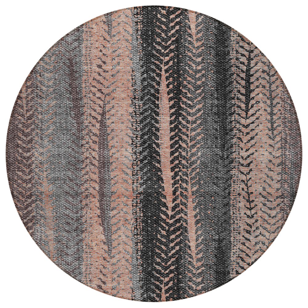 Chantille ACN693 Orange 8' x 8' Rug. Picture 1