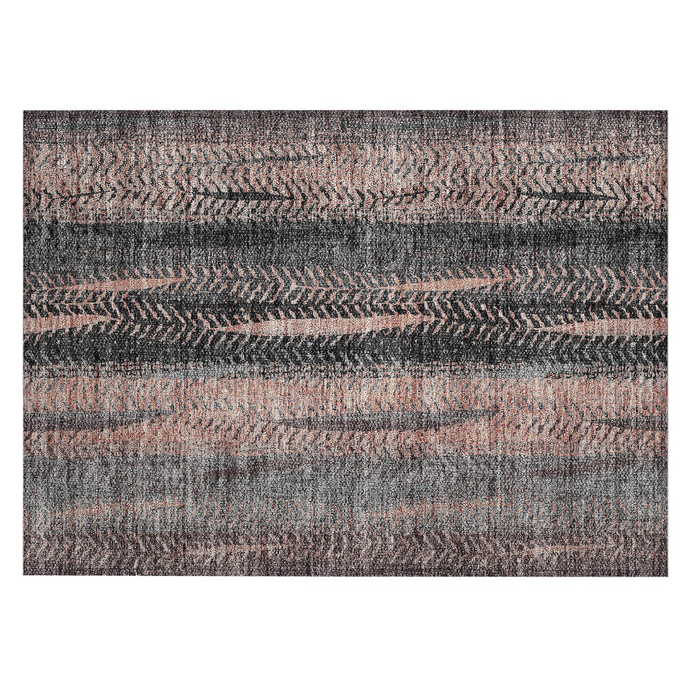 Chantille ACN693 Orange 1'8" x 2'6" Rug. Picture 1