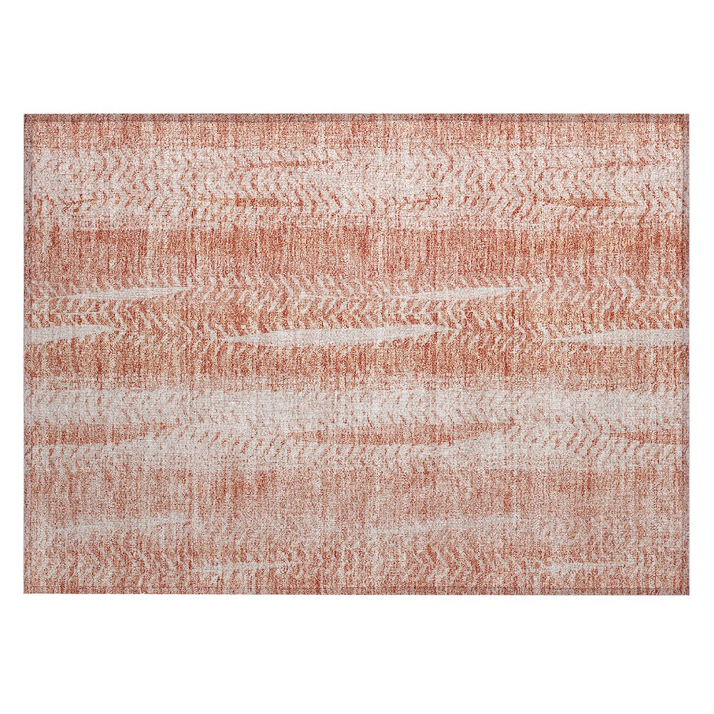 Chantille ACN694 Orange 1'8" x 2'6" Rug. Picture 1