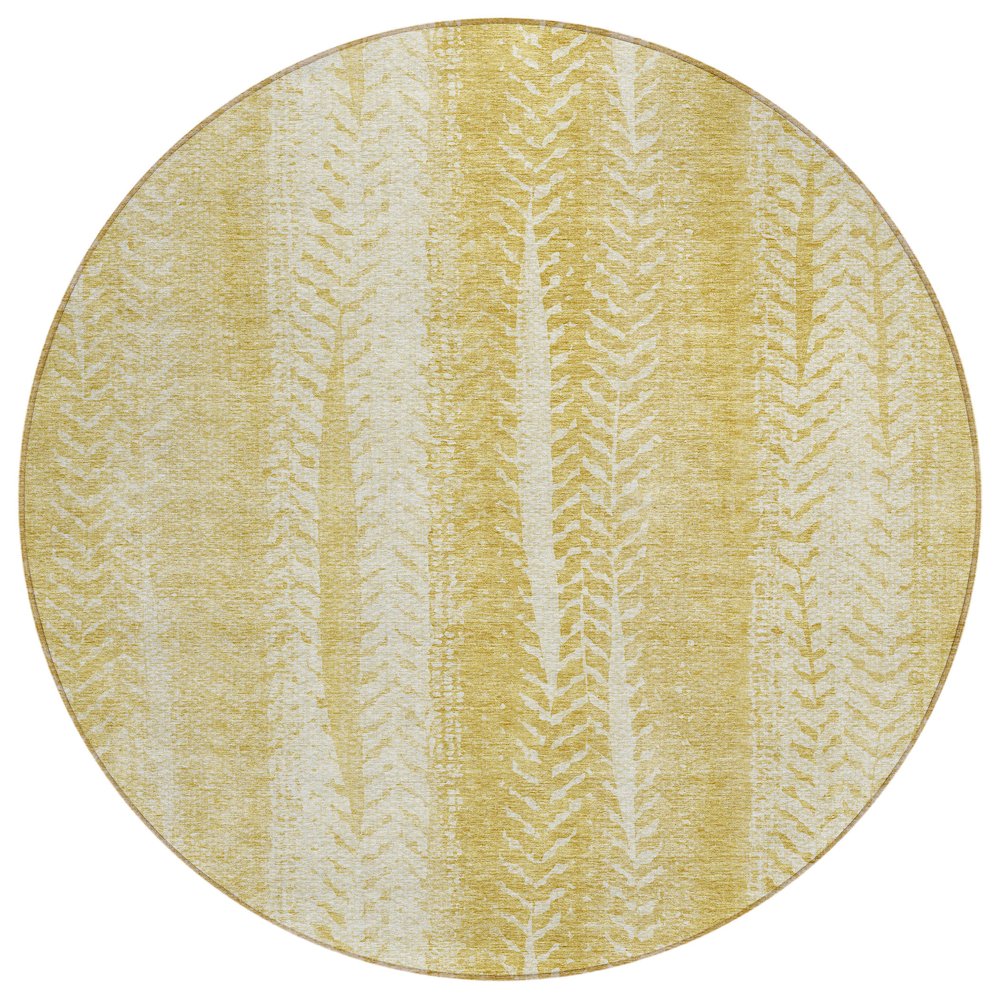 Chantille ACN694 Gold 8' x 8' Rug. Picture 1