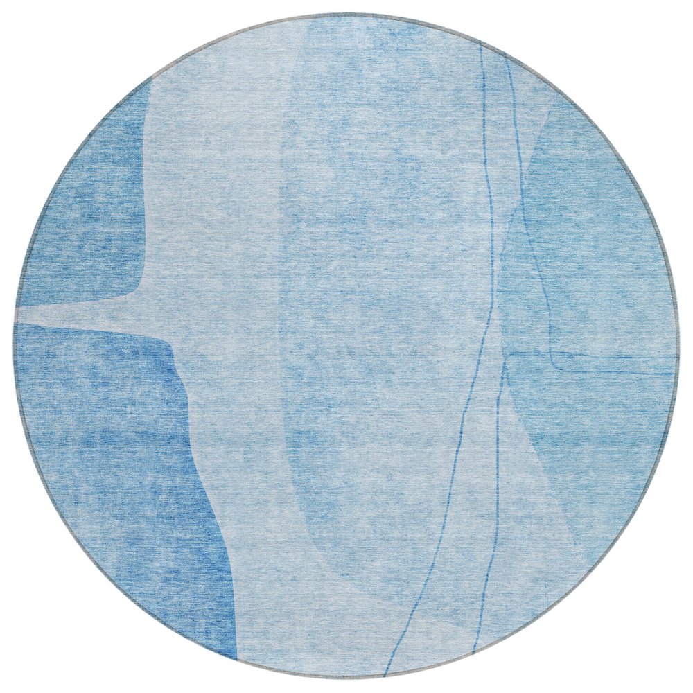 Chantille ACN696 Blue 8' x 8' Rug. Picture 1