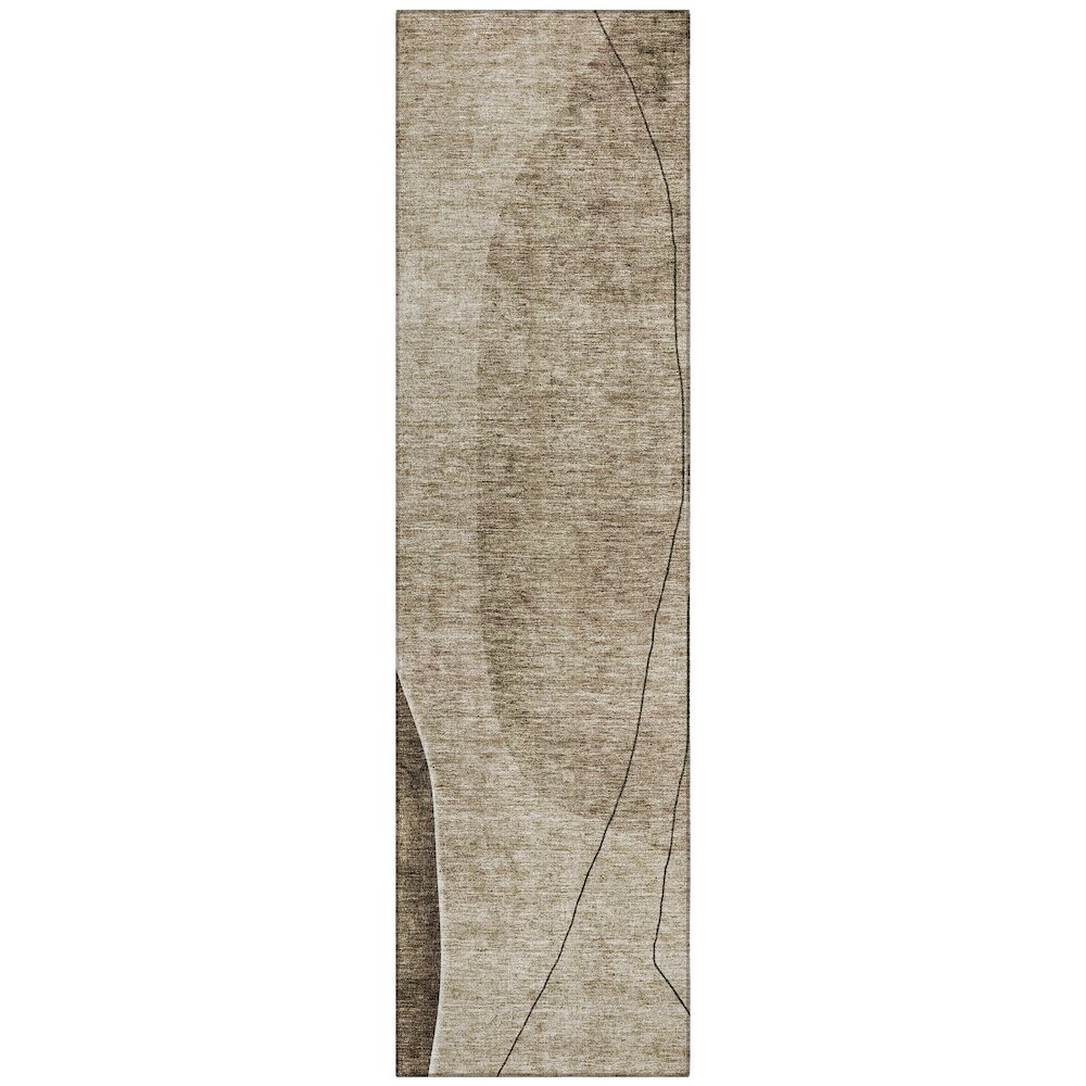Chantille ACN696 Brown 2'3" x 7'6" Rug. Picture 1