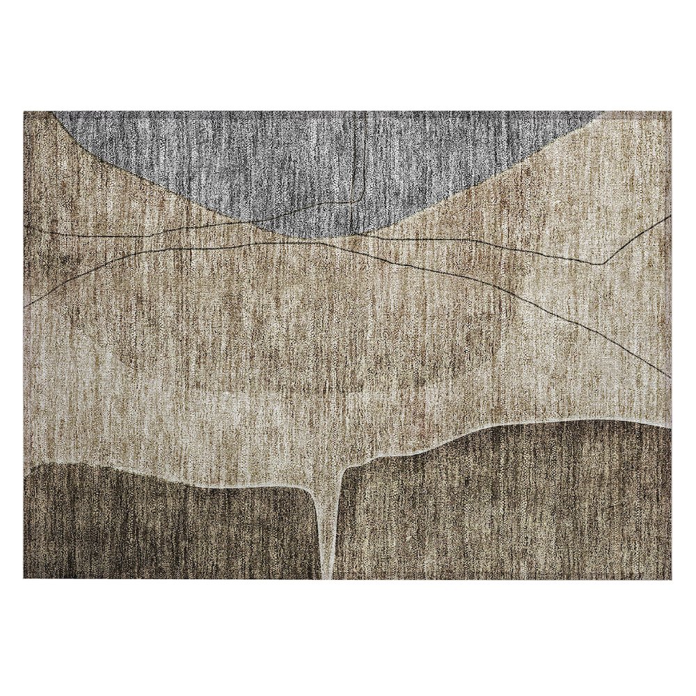 Chantille ACN696 Brown 1'8" x 2'6" Rug. Picture 1