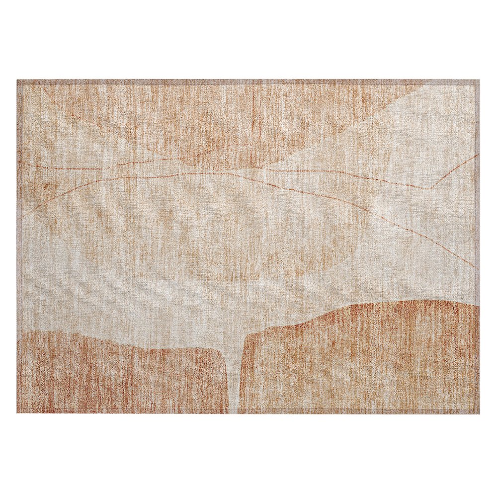 Chantille ACN696 Orange 1'8" x 2'6" Rug. Picture 1