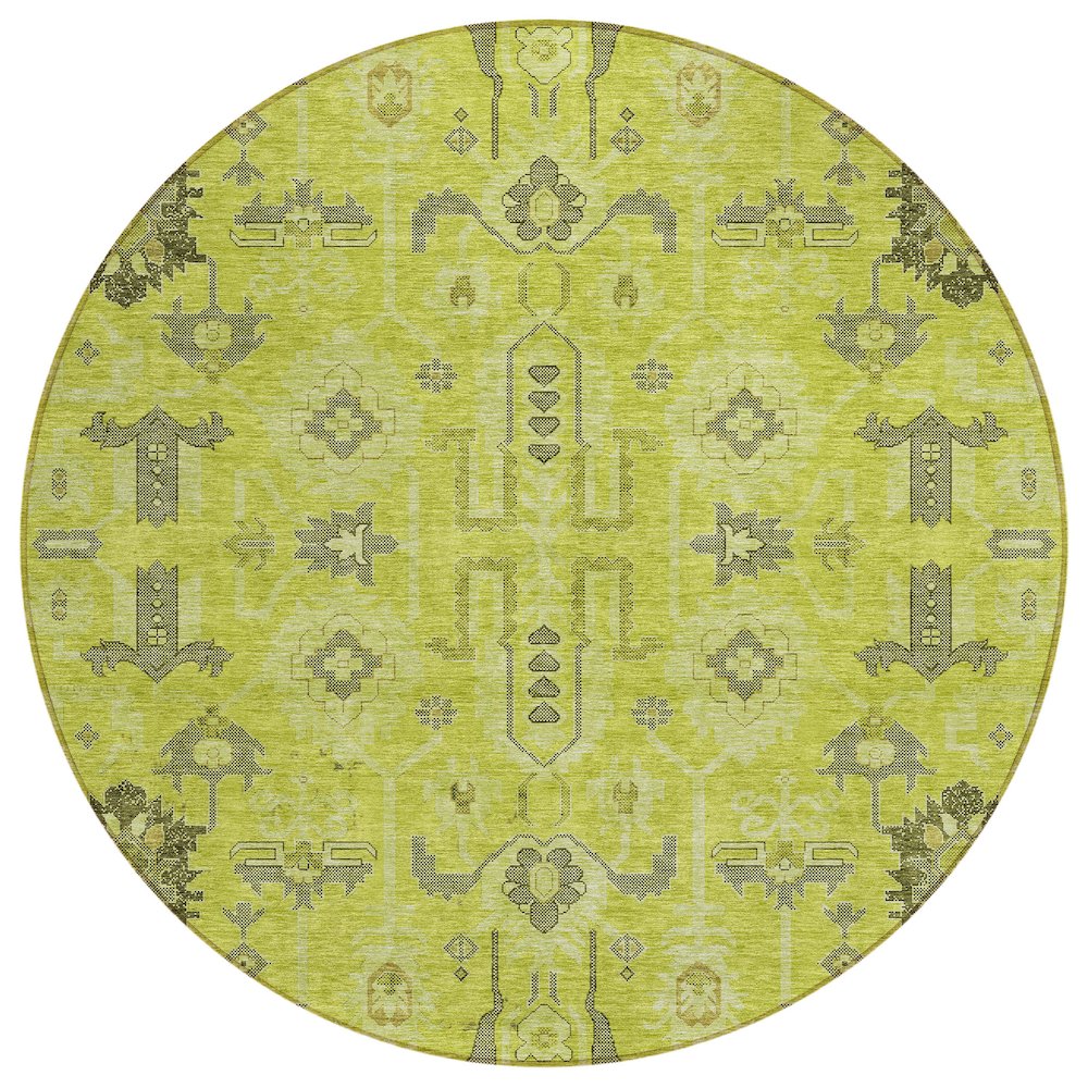Chantille ACN697 Green 8' x 8' Rug. Picture 1