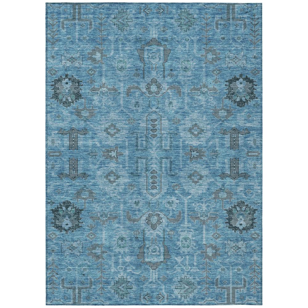 Chantille ACN697 Blue 2'6" x 3'10" Rug. Picture 1