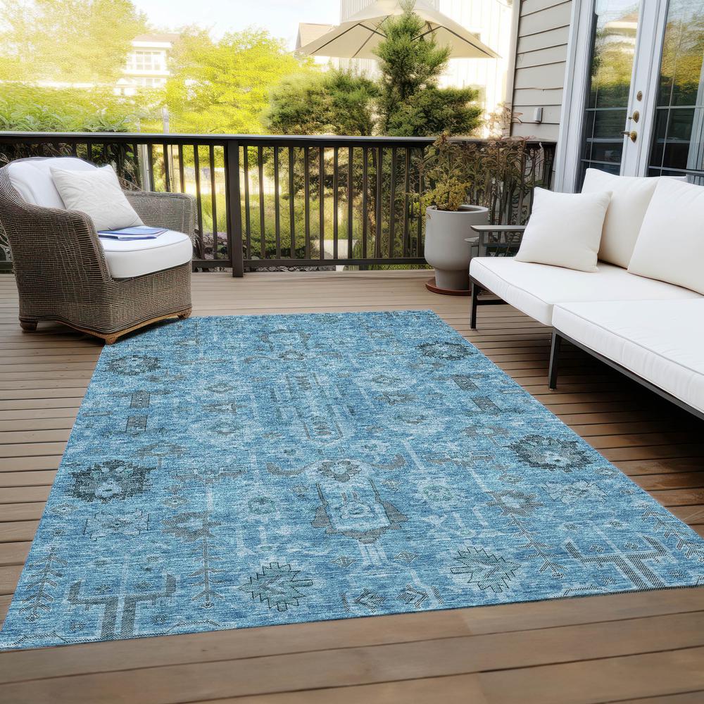 Chantille ACN697 Blue 2'6" x 3'10" Rug. Picture 9