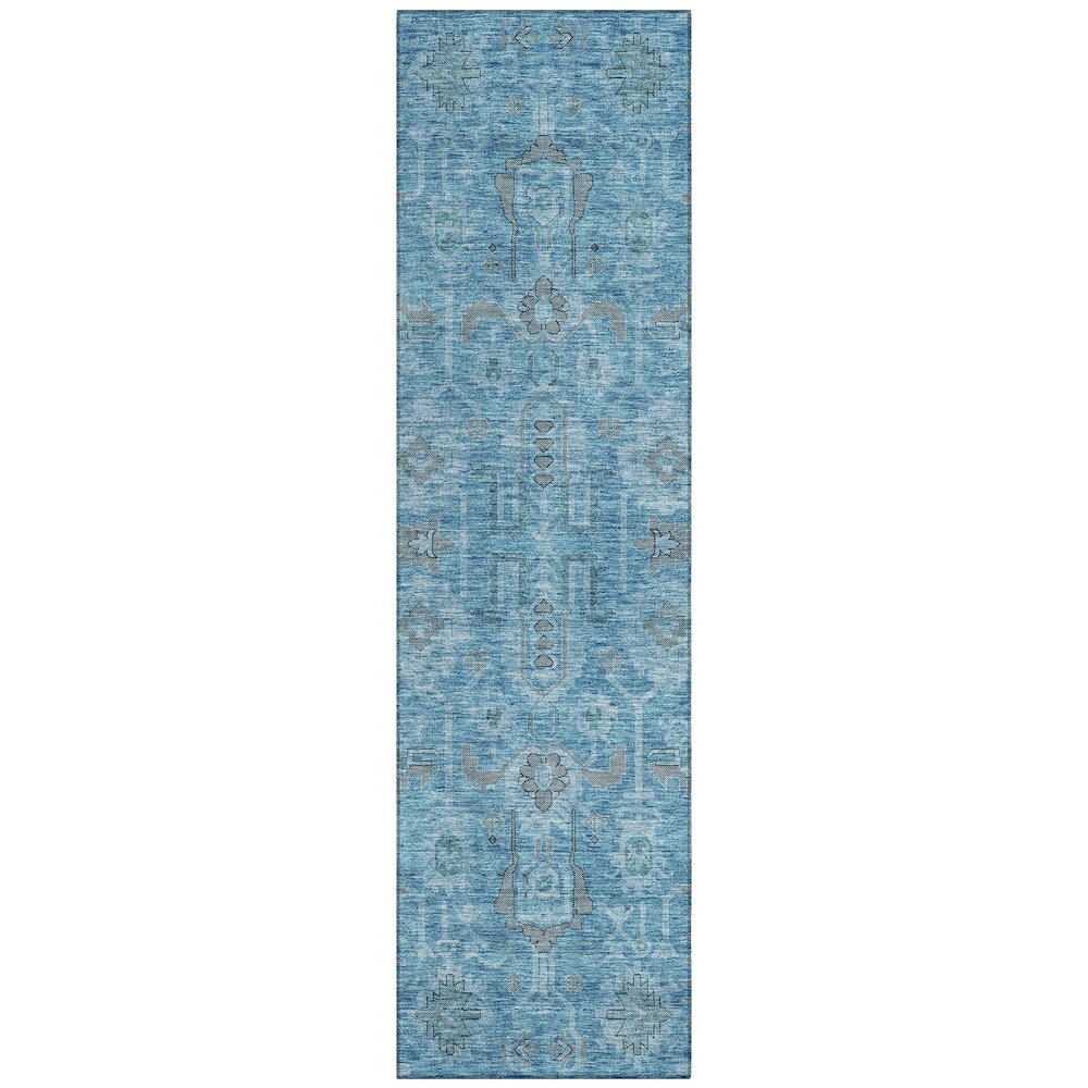 Chantille ACN697 Blue 2'3" x 7'6" Rug. Picture 1