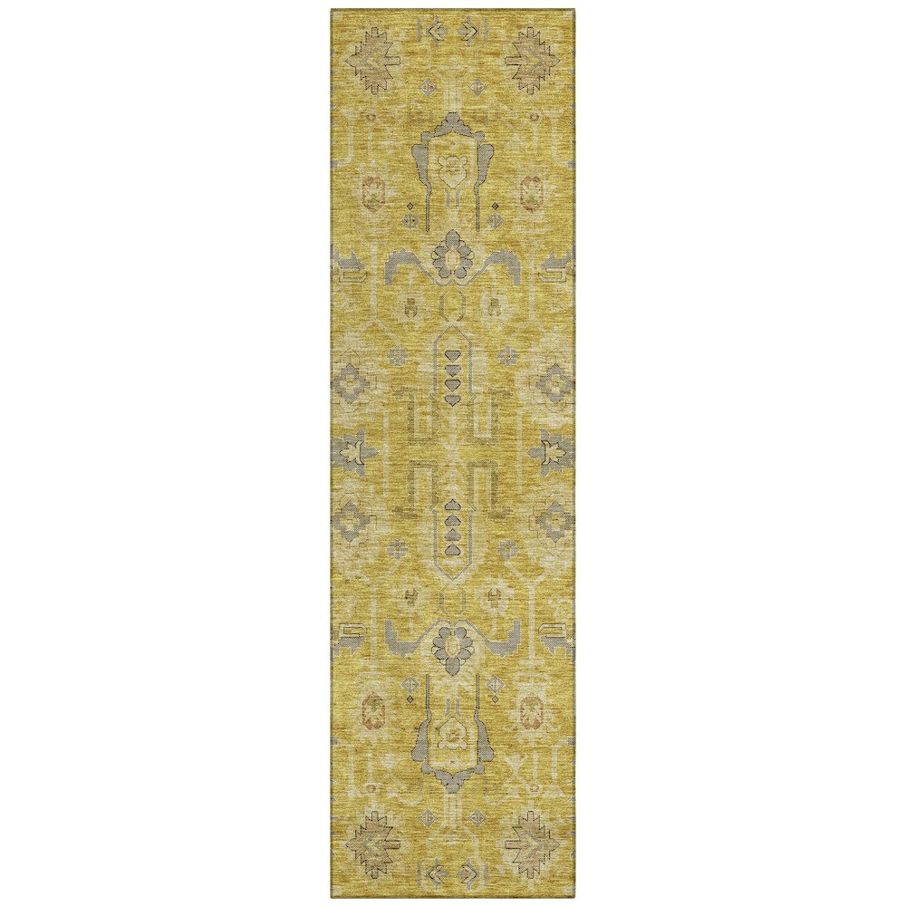 Chantille ACN697 Gold 2'3" x 7'6" Rug. Picture 1