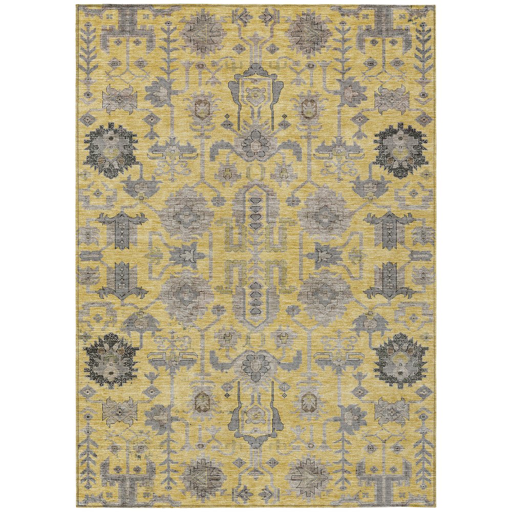Chantille ACN697 Gold 2'6" x 3'10" Rug. Picture 1