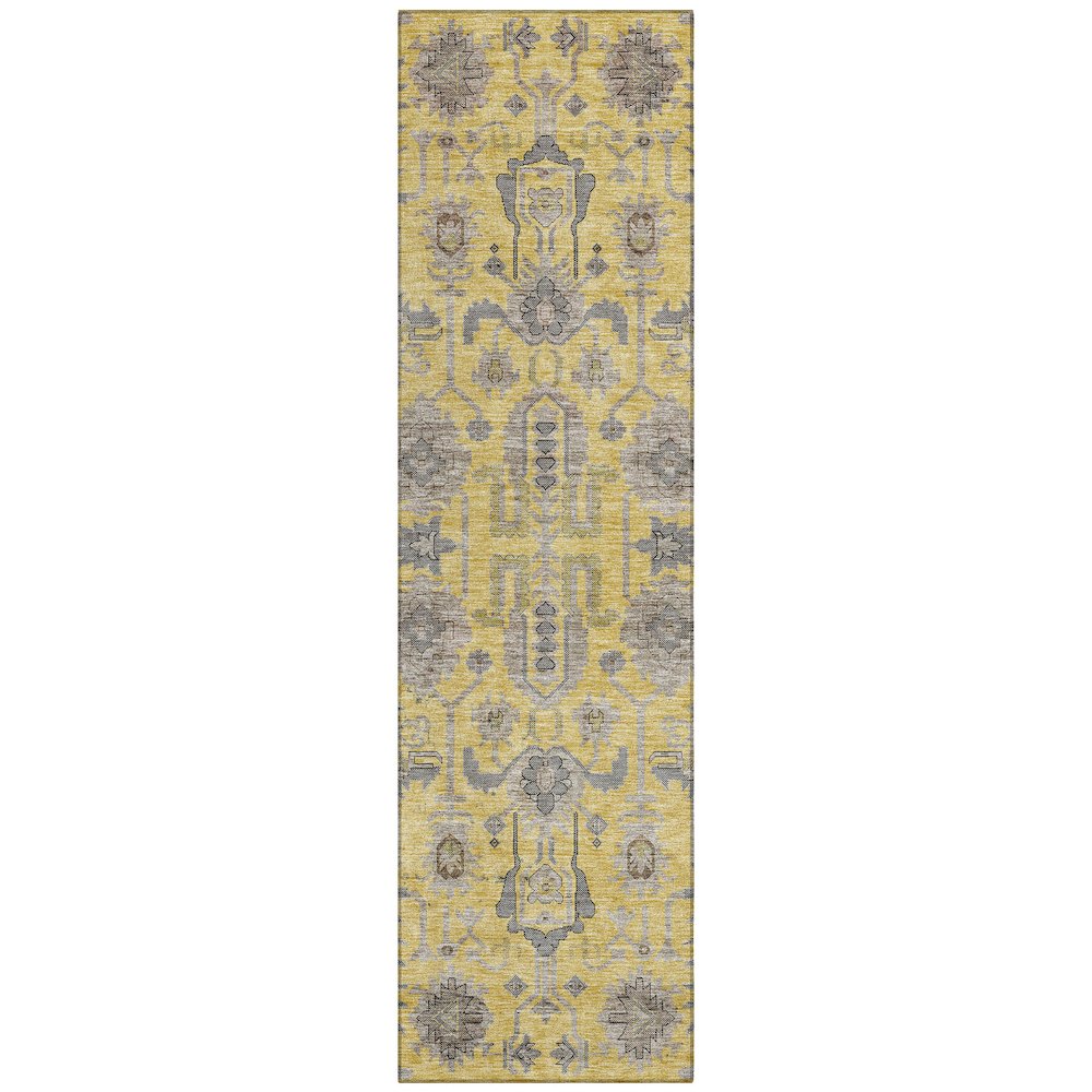 Chantille ACN697 Gold 2'3" x 7'6" Rug. Picture 1