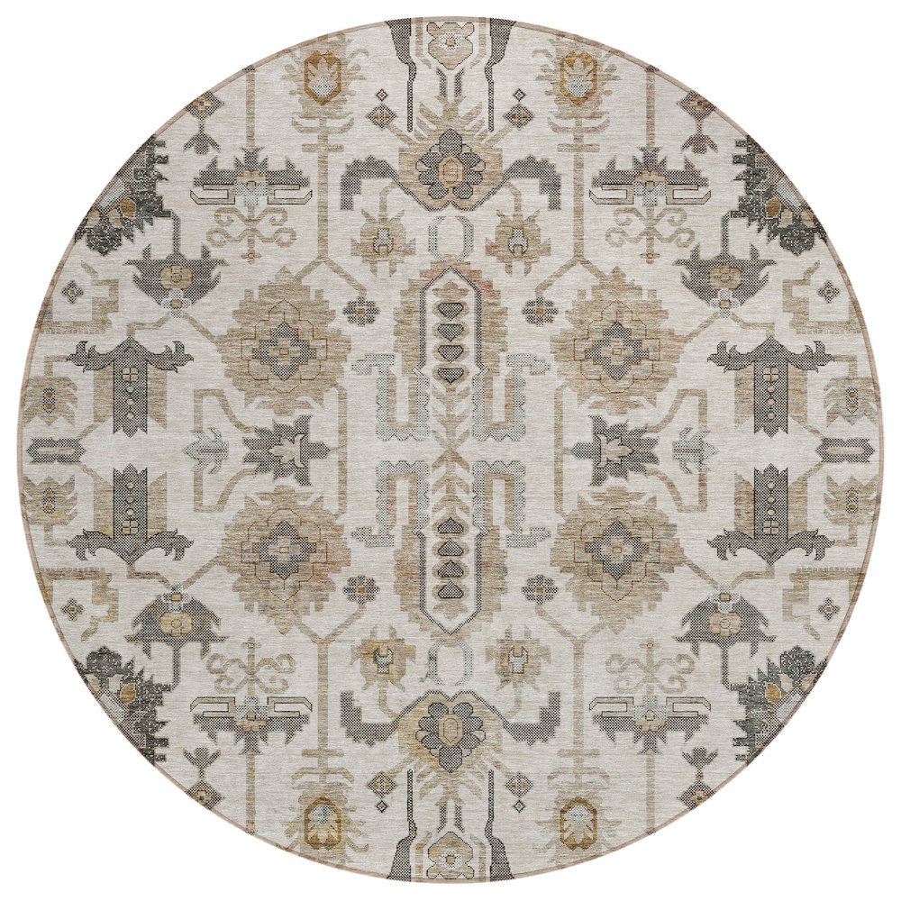 Chantille ACN697 Ivory 8' x 8' Rug. Picture 1