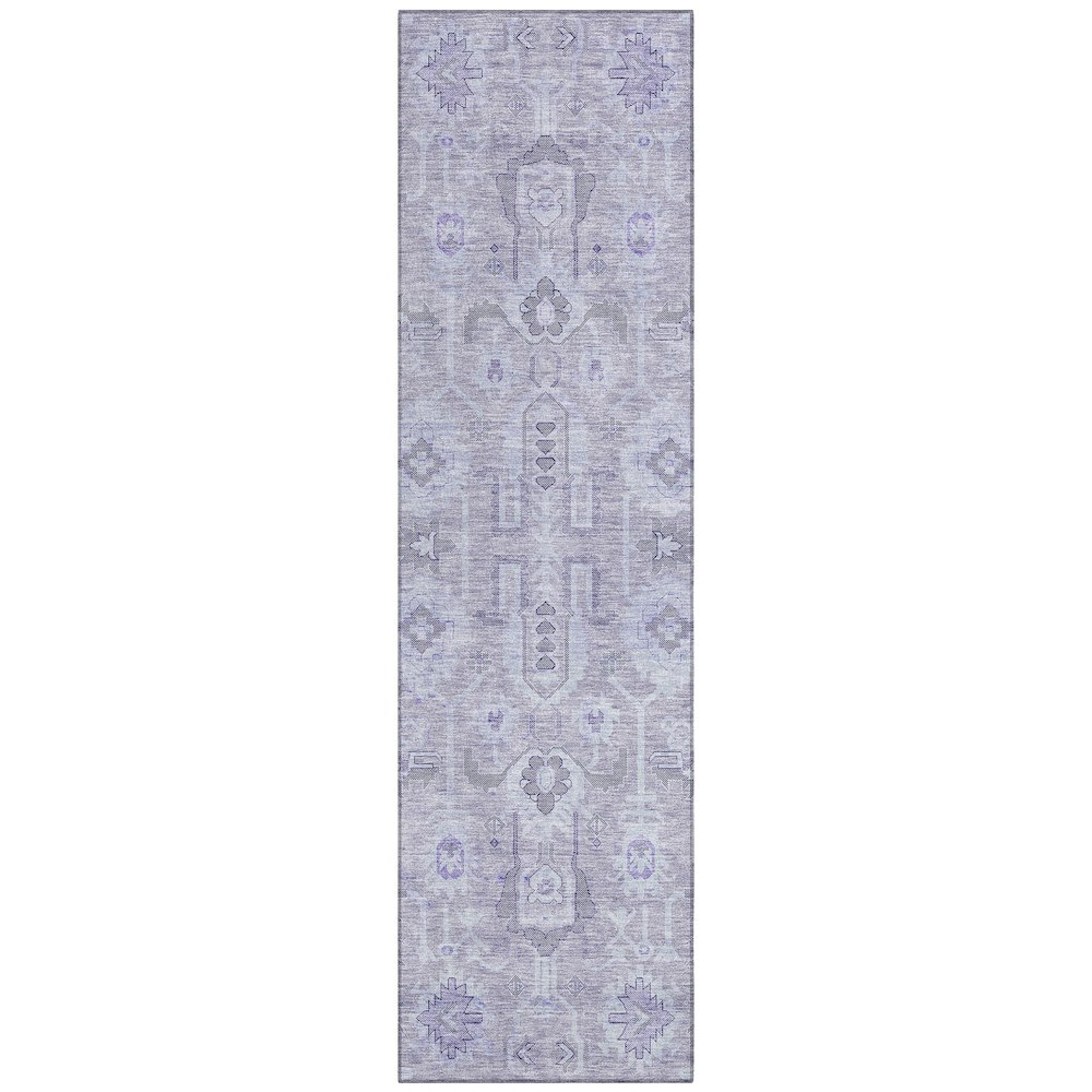 Chantille ACN697 Purple 2'3" x 7'6" Rug. Picture 1