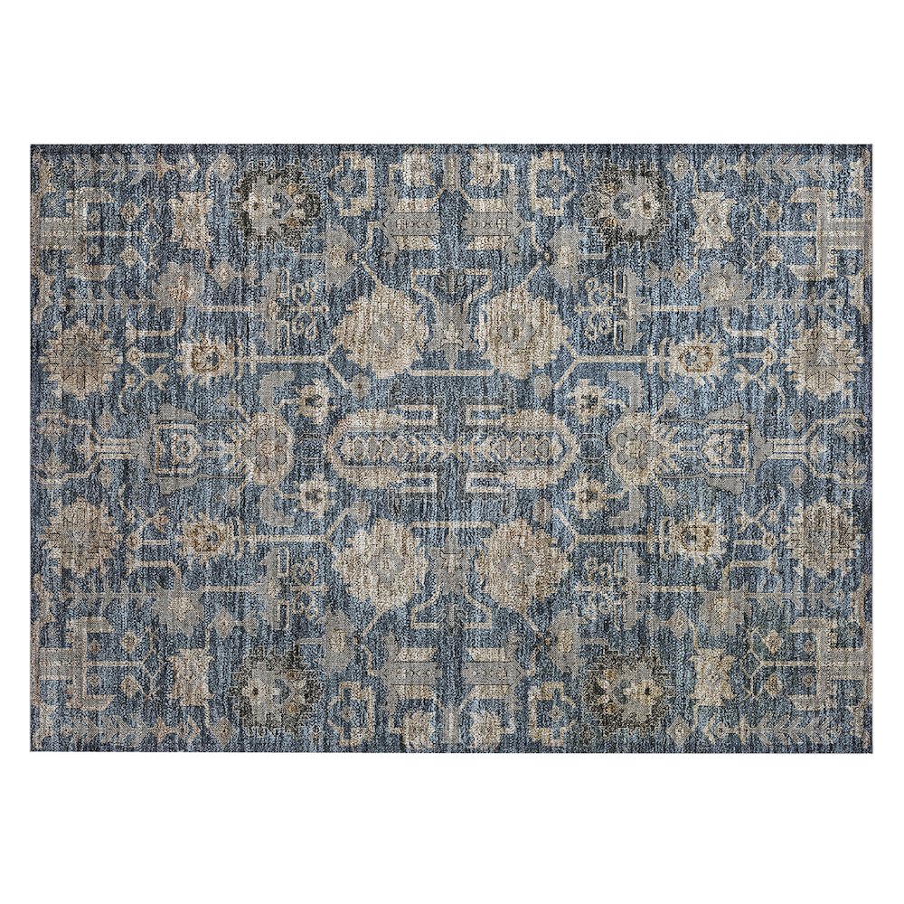 Chantille ACN697 Blue 1'8" x 2'6" Rug. Picture 1