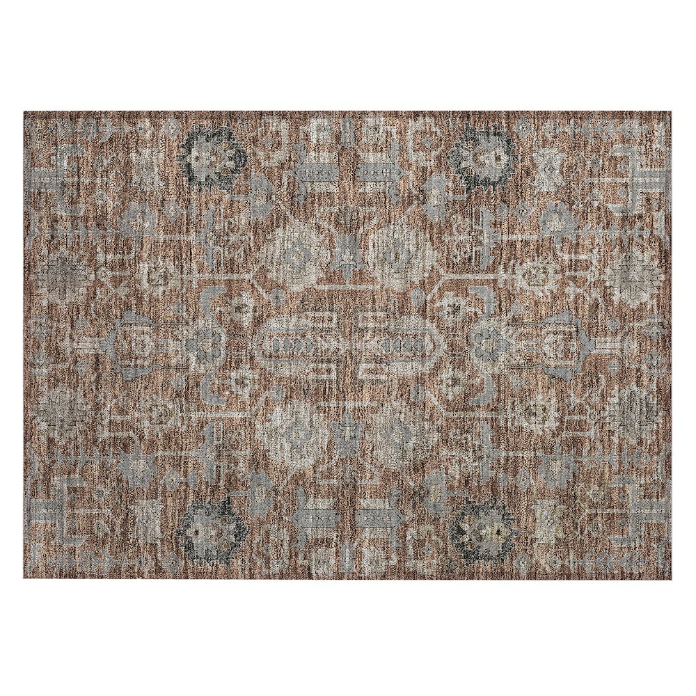 Chantille ACN697 Orange 1'8" x 2'6" Rug. Picture 1