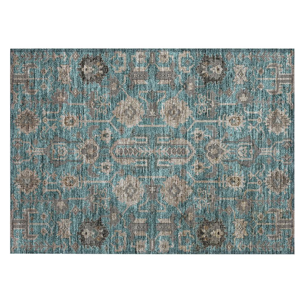 Chantille ACN697 Teal 1'8" x 2'6" Rug. Picture 1