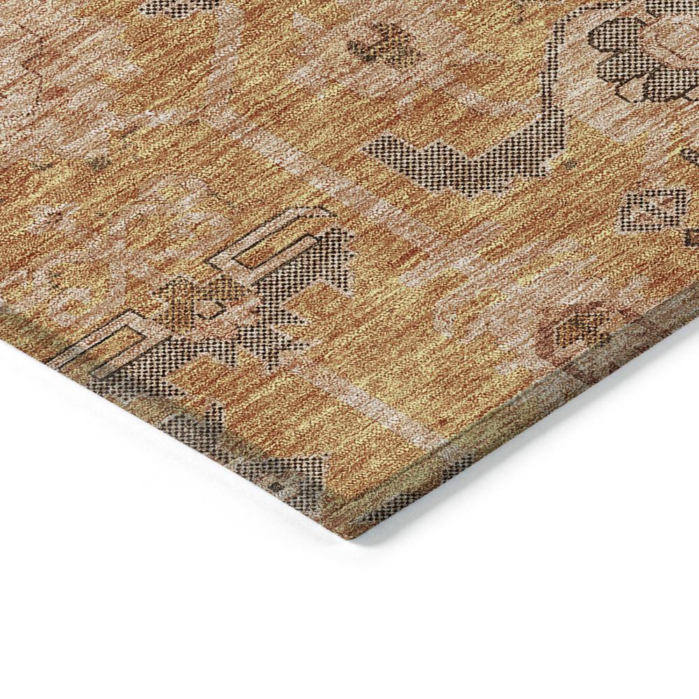 Chantille ACN697 Orange 1'8" x 2'6" Rug. Picture 3