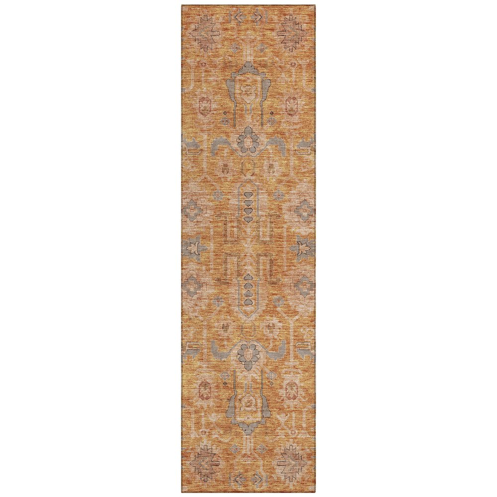 Chantille ACN697 Orange 2'3" x 7'6" Rug. Picture 1