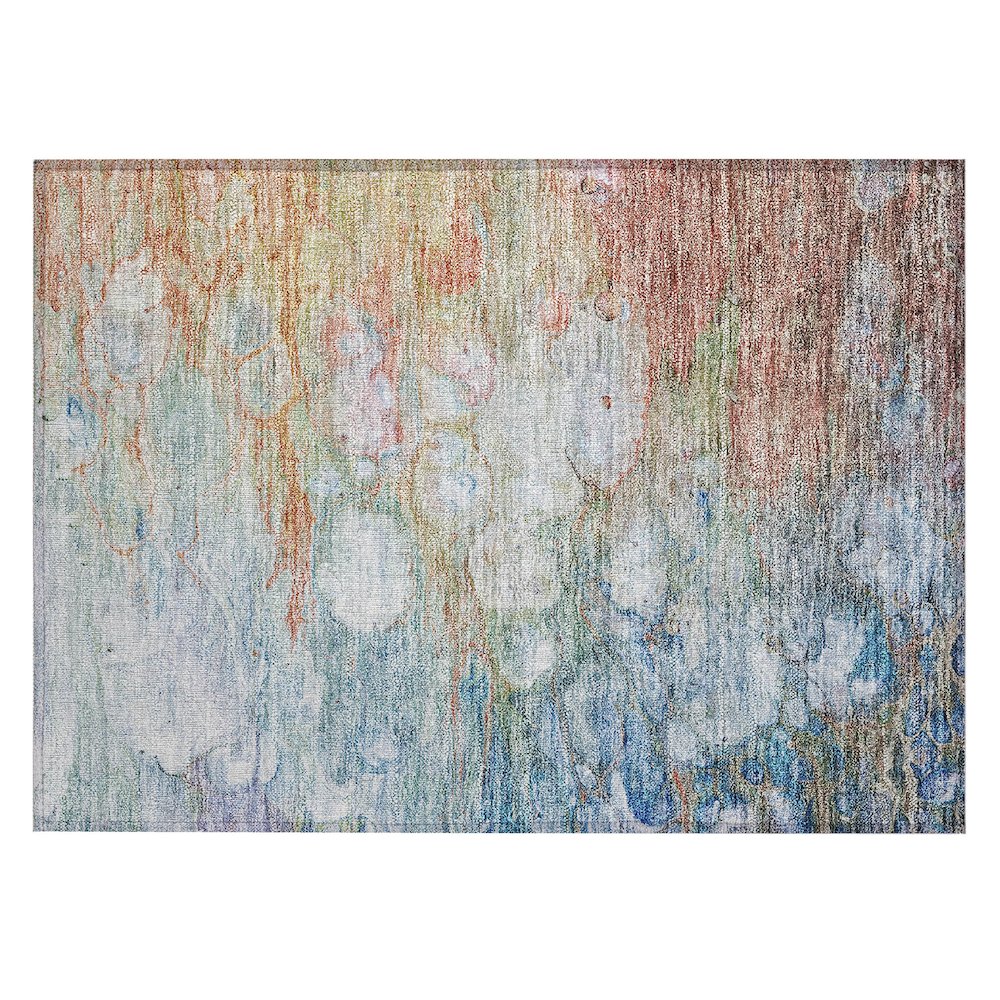 Chantille ACN698 Orange 1'8" x 2'6" Rug. Picture 1