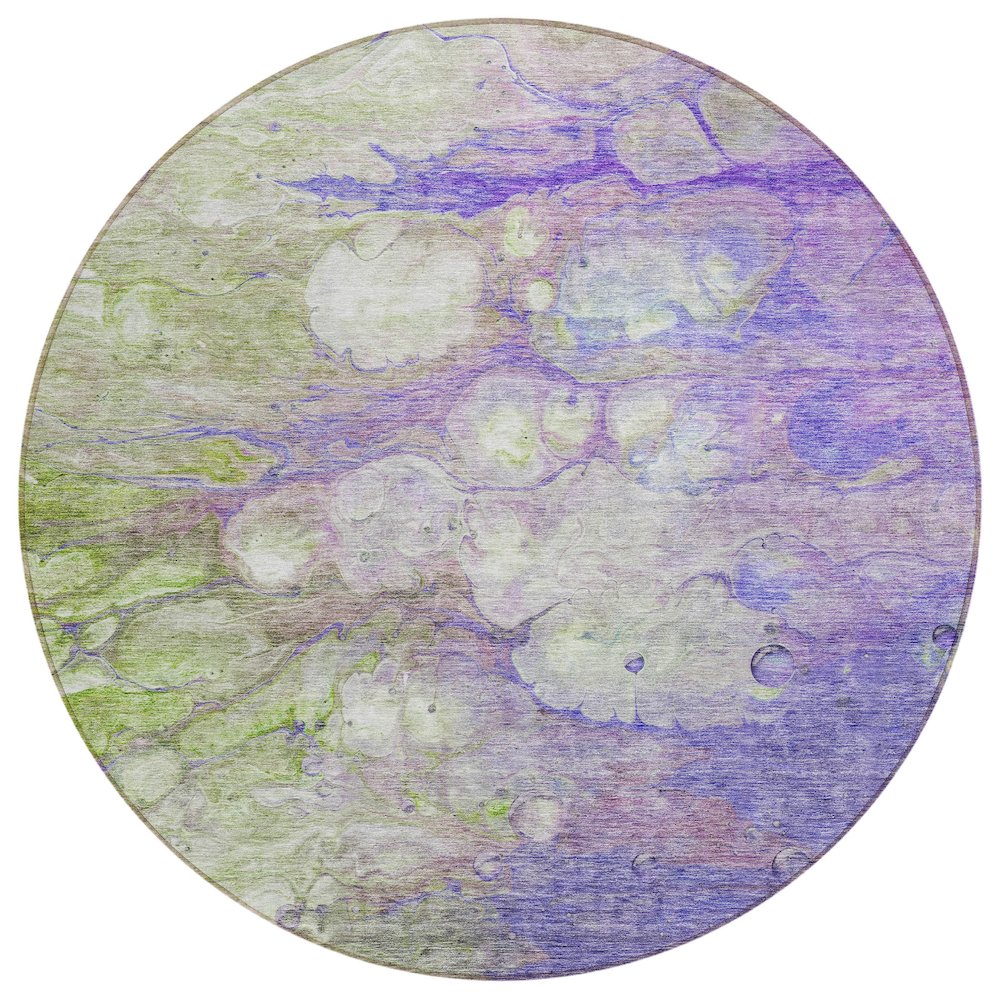 Chantille ACN698 Purple 8' x 8' Rug. Picture 1