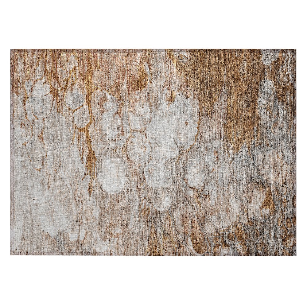 Chantille ACN698 Orange 1'8" x 2'6" Rug. Picture 1