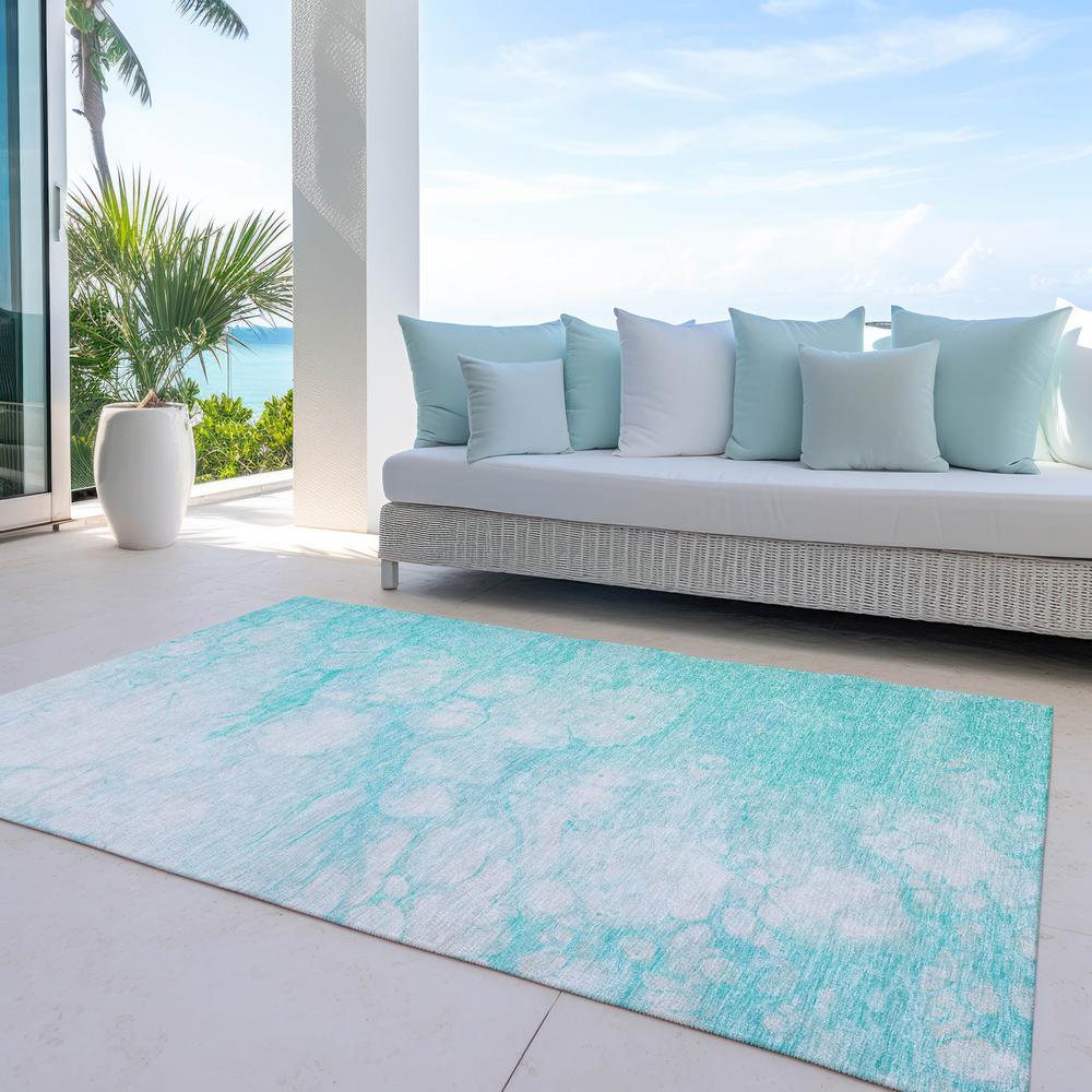 Chantille ACN699 Teal 2'6" x 3'10" Rug. Picture 9