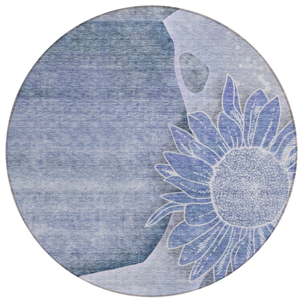 Chantille ACN700 Blue 8' x 8' Rug. Picture 1