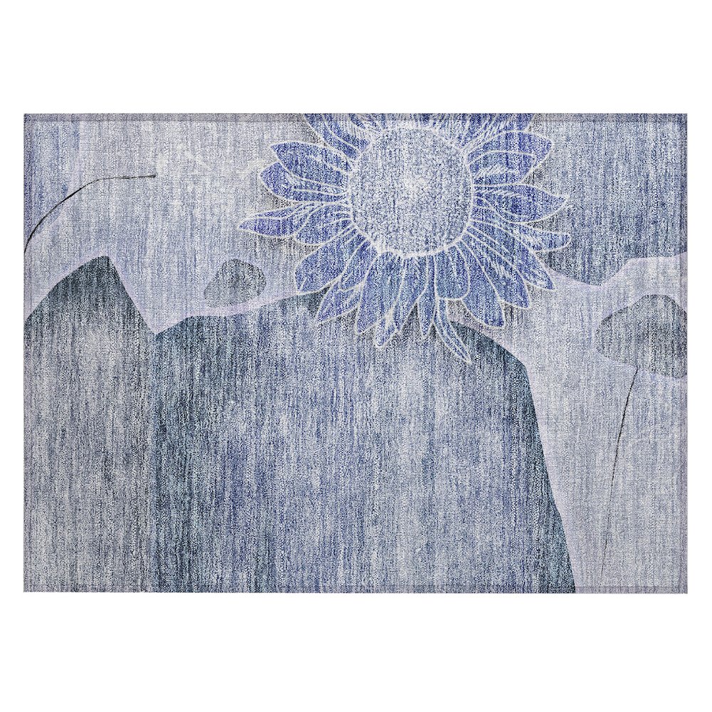 Chantille ACN700 Blue 1'8" x 2'6" Rug. Picture 1