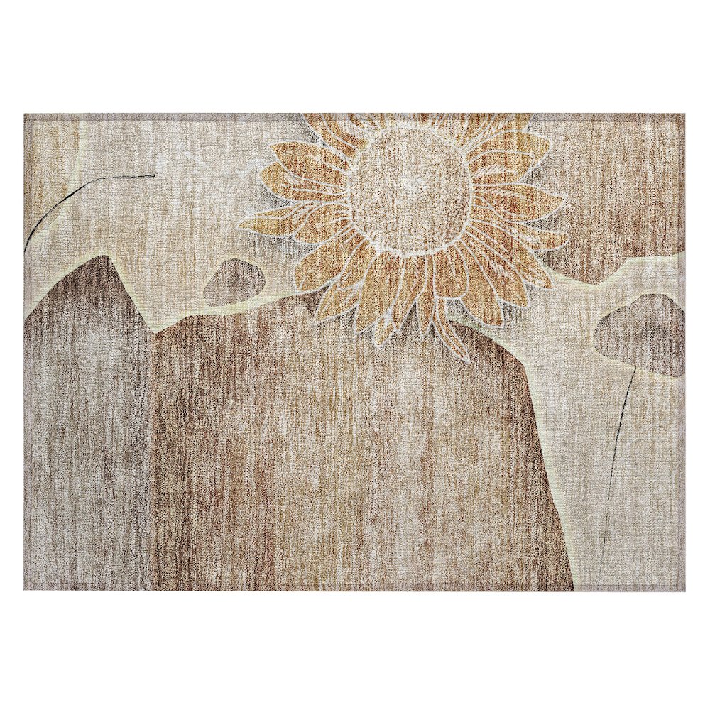 Chantille ACN700 Brown 1'8" x 2'6" Rug. Picture 1